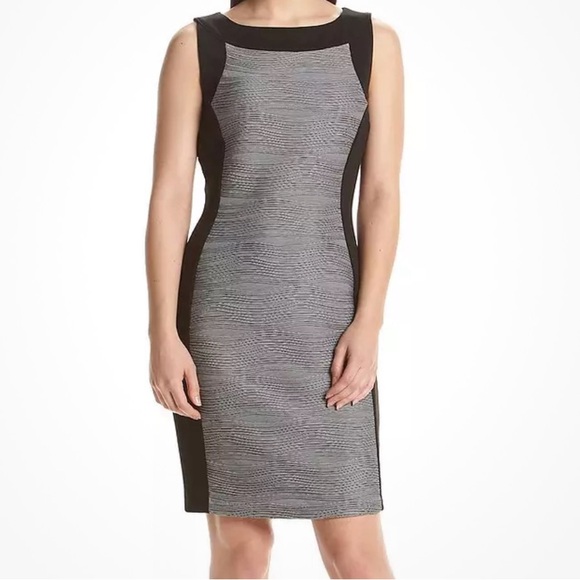 Black and grey sheath dress size 14 - Picture 5 of 5